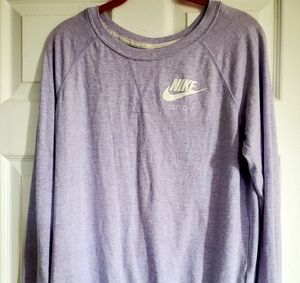 Nike Sweaters | Nike Sweat Crew Neck Lavander Size M | Poshmark